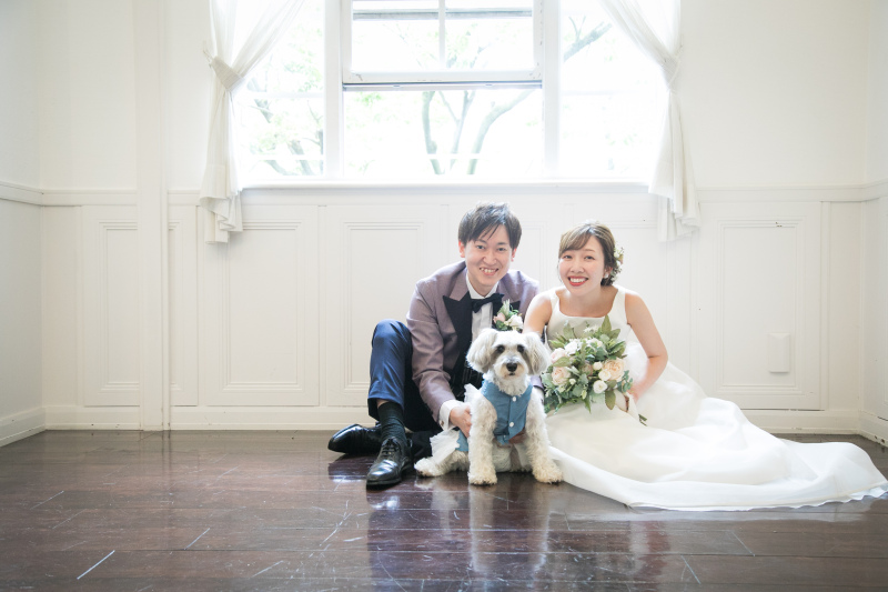 大好きな愛犬と♡