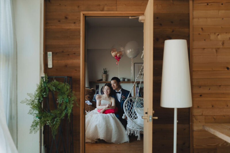 スタジオ内でも♪