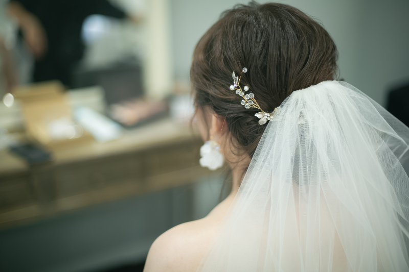 ブライズルームでお支度