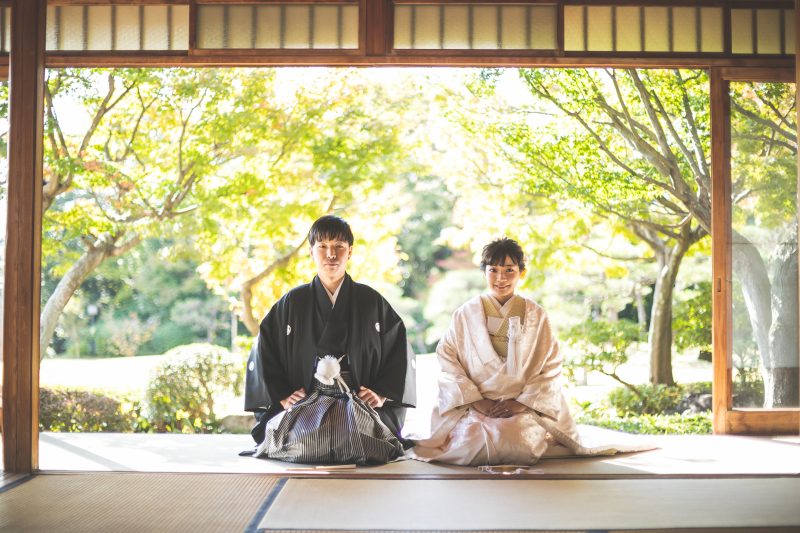 須磨離宮公園　和装ロケーション撮影