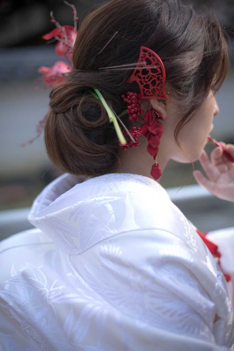 白無垢にチェンジ♪