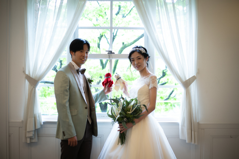 お手製のてるてる坊主