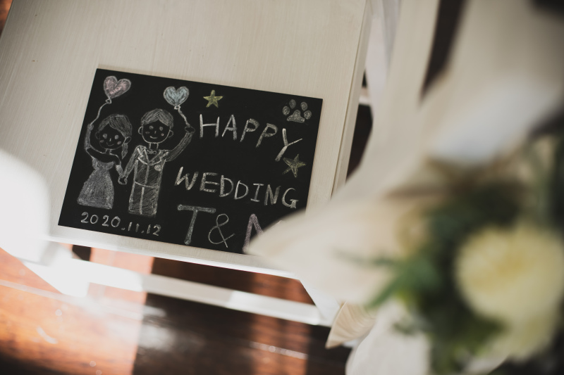 手書きのボード♡