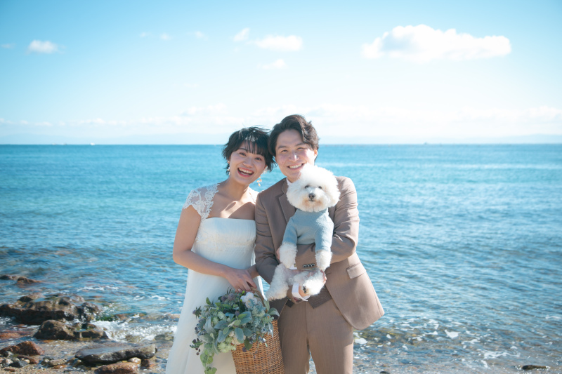 大自然に囲まれた淡路島旅フォトウエディング