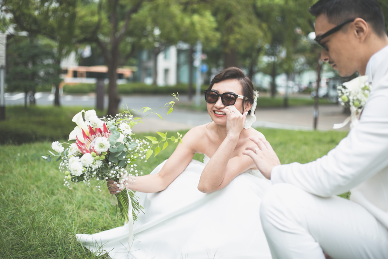 まずはおふたりだけの撮影タイム♡