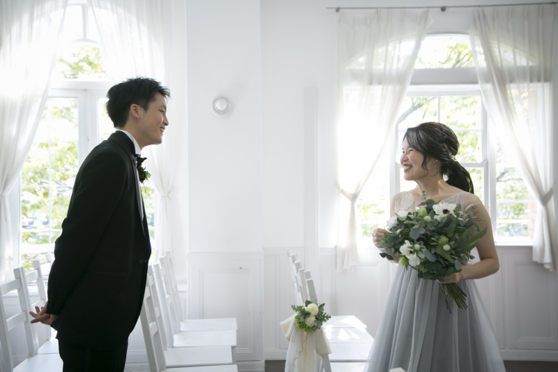 まずはチャペルで...