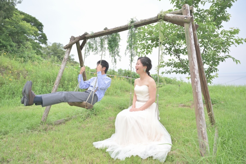 お庭にはブランコも♪