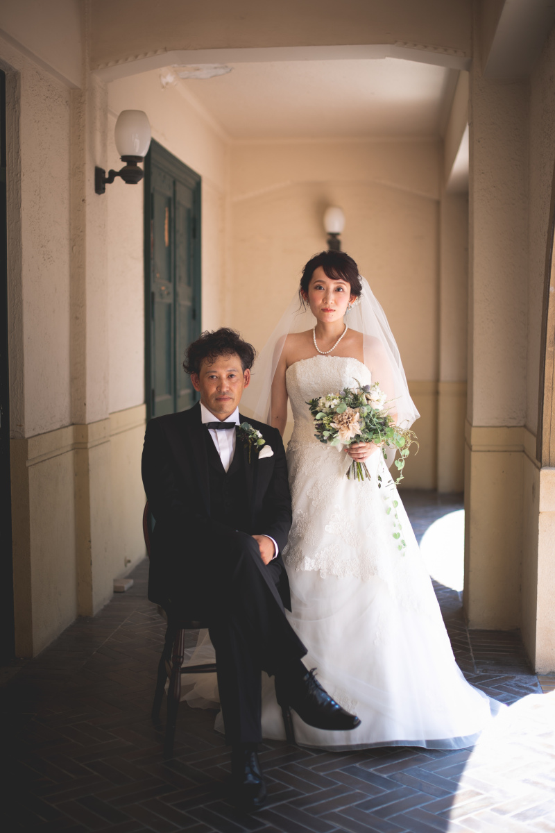 モダンテラスで撮影