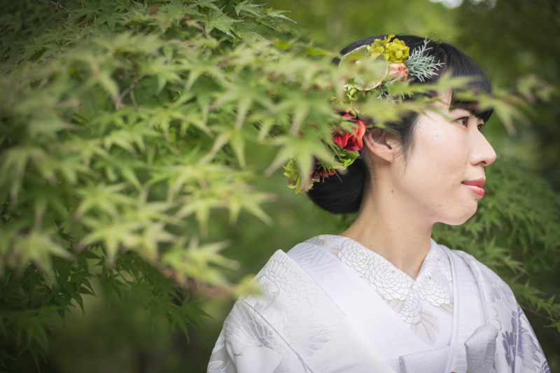 綿帽子をとって