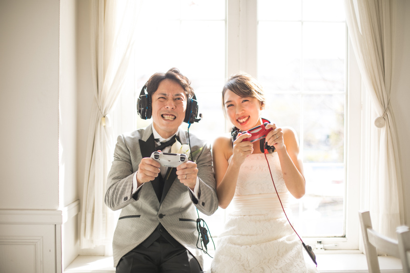 チャペル(スタジオ)撮影風景