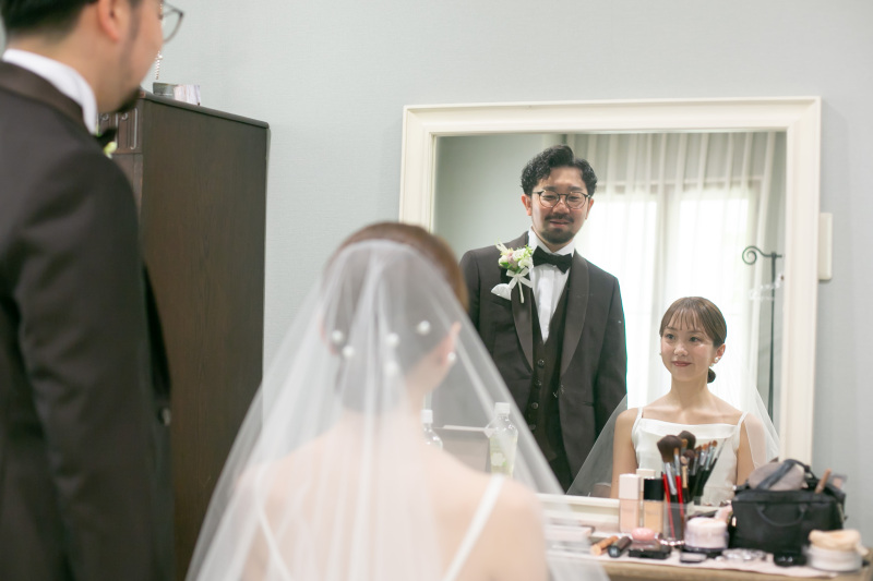 ブライズルームでお支度