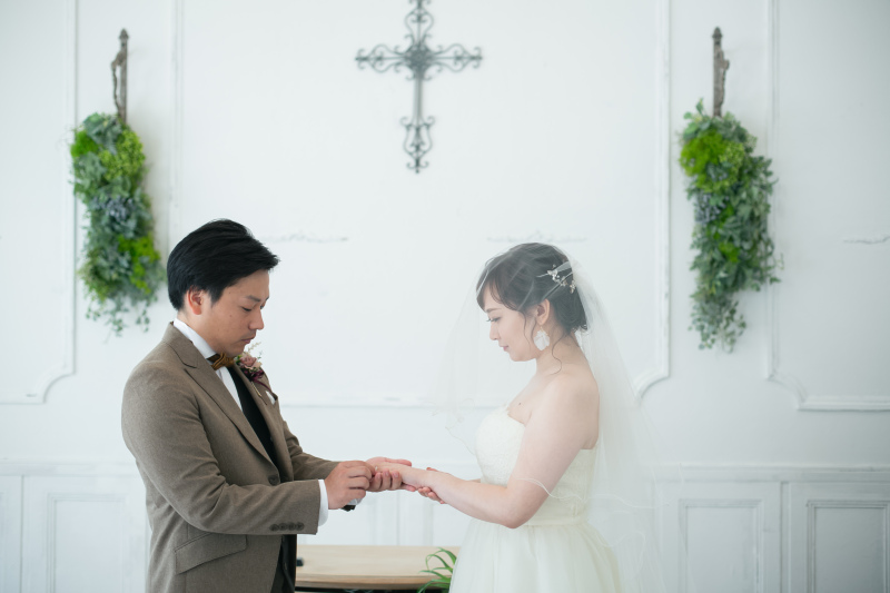 セレモニーが出来る本格派チャペル