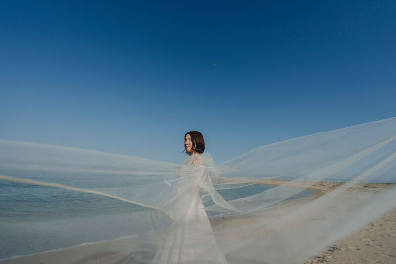 ベールショットも素敵です