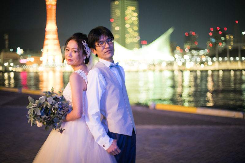 nightPhotowedding～神戸ハーバーランド～