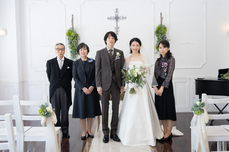 家族との記念写真は良い思い出に♪