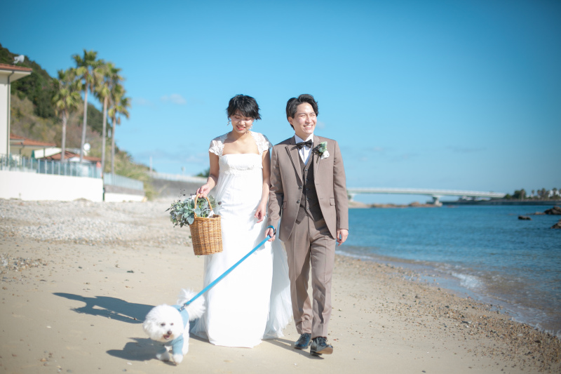 m.crea photos_ペットと一緒に撮影できる