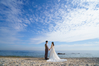淡路島の貸切スタジオで海・空・緑をふたりじめ♪