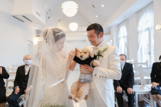 大切なペットと一緒に記念フォトがかないます♪