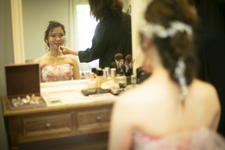 ご新婦様ヘアチェンジ