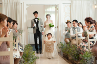 お子様と一緒に撮影