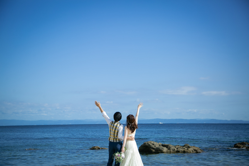 m.crea photos_海で撮影できる