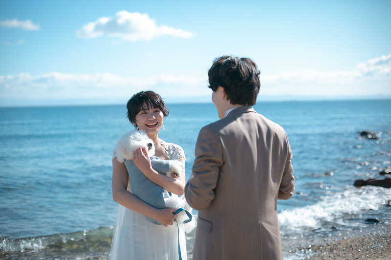 m.crea photos_ペットと一緒に撮影できる