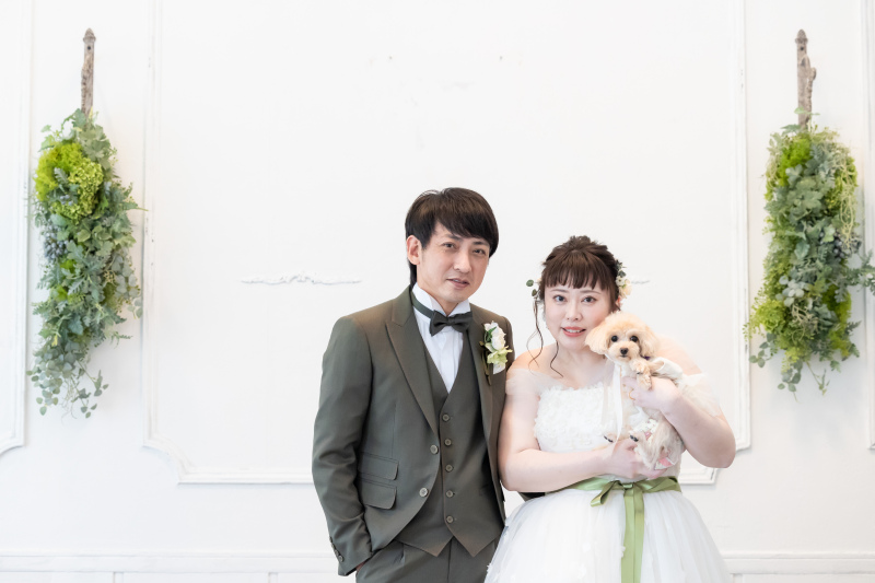 m.crea photos_ペットと一緒に撮影できる