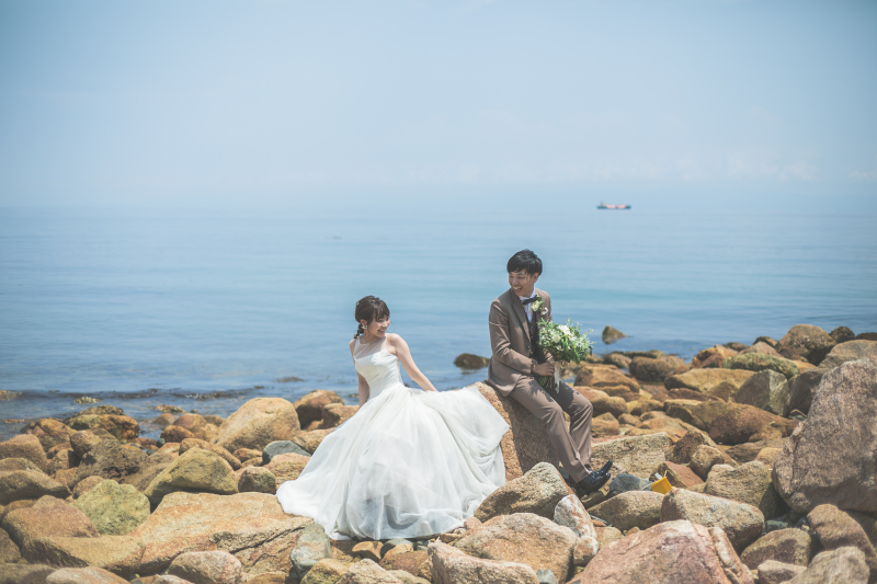 m.crea photos_海で撮影できる
