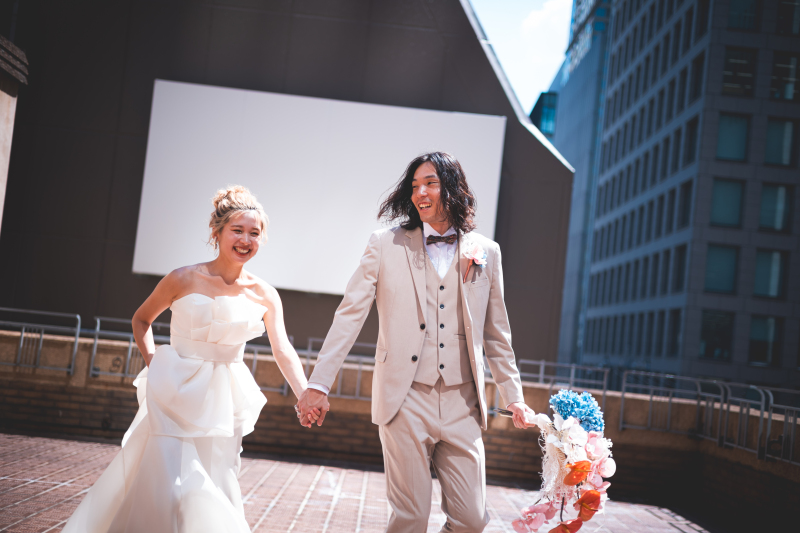【結婚式を挙げないカップルへ♪】挙式風の撮影も、ご家族様の記念撮影も叶うウエディングフォトセレモニー(選べるプチギフト付)