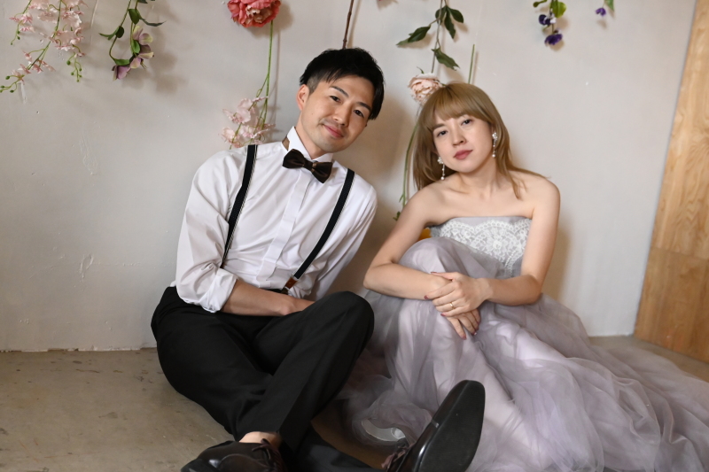 ★通常料金半額キャンペーン★洋装2着＆美肌補正付プラン【全50データ・花嫁メイク込】店内衣装から追加なし選び放題　