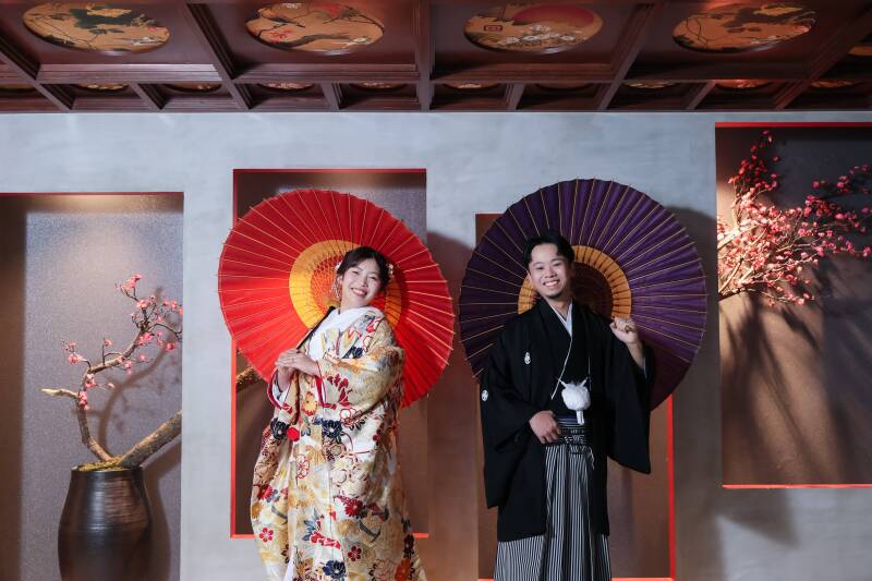 おふたりの明るい未来を象徴する一枚