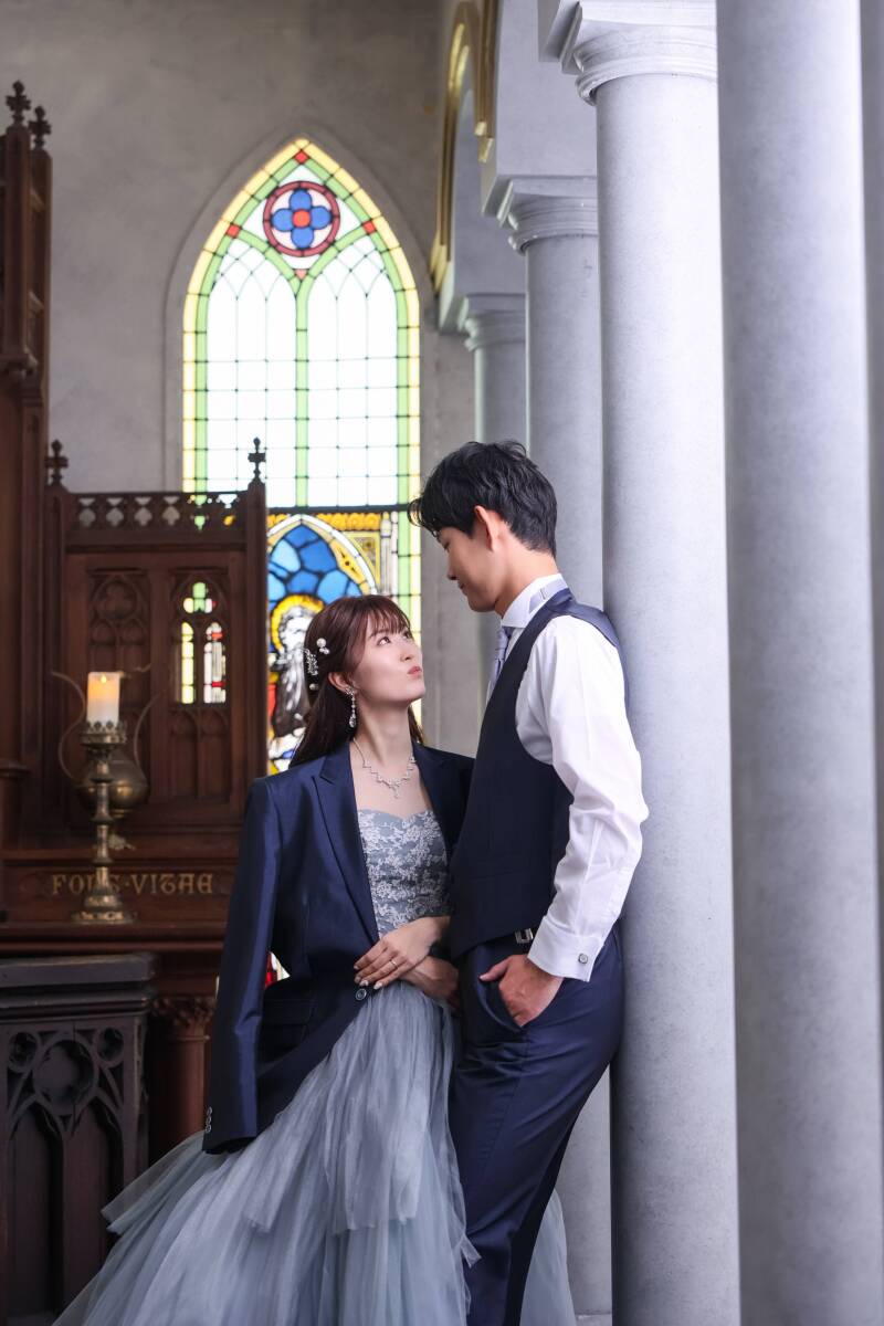 遊び心をプラスした、お茶目なポージング