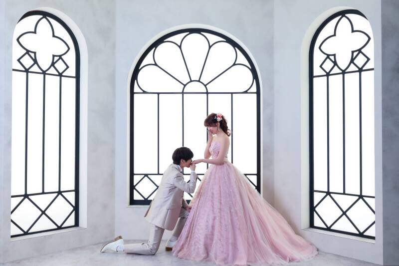 物語性を感じるプロポーズ風のワンシーン