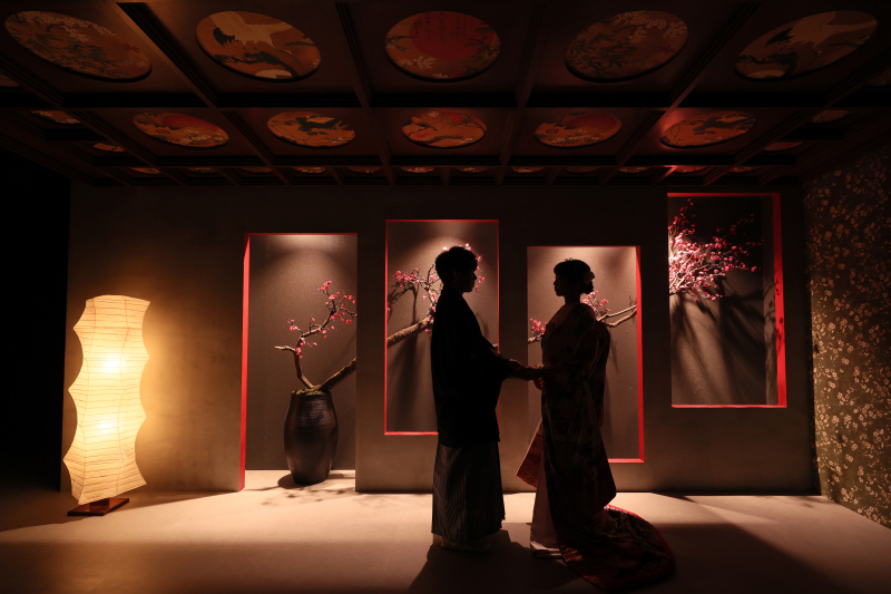 シルエットで・・・