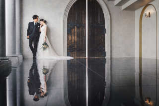 幻想的なチャペルで残すふたりの誓い