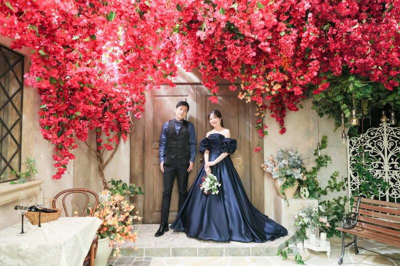 鮮やかなブーゲンビリアに