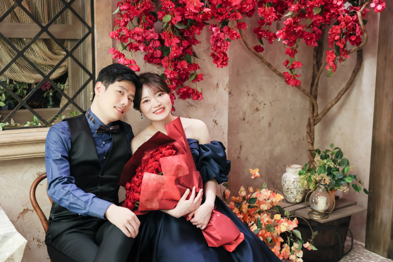 サプライズの花束を