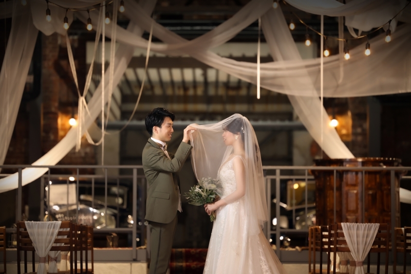 ベールアップも神聖な雰囲気で、、、