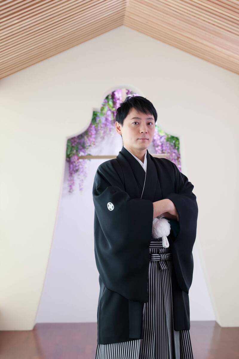 紋付袴で魅せる、男らしく凛々しい姿