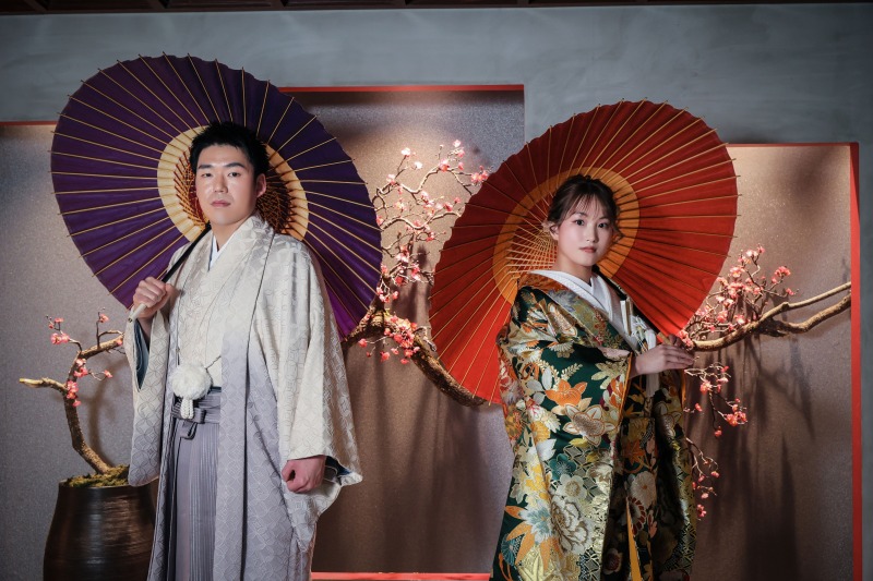 傘を持ってカッコよく!