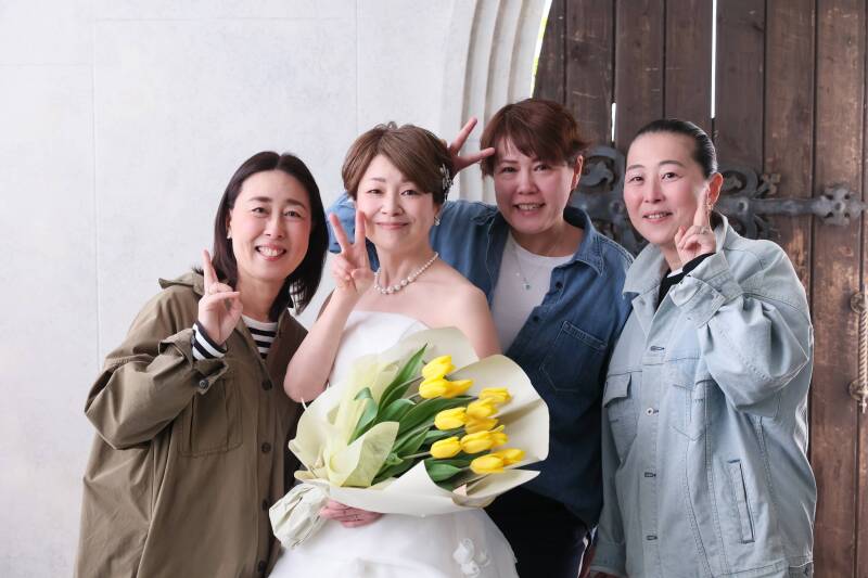 大切なご友人様と迎えた笑顔の時