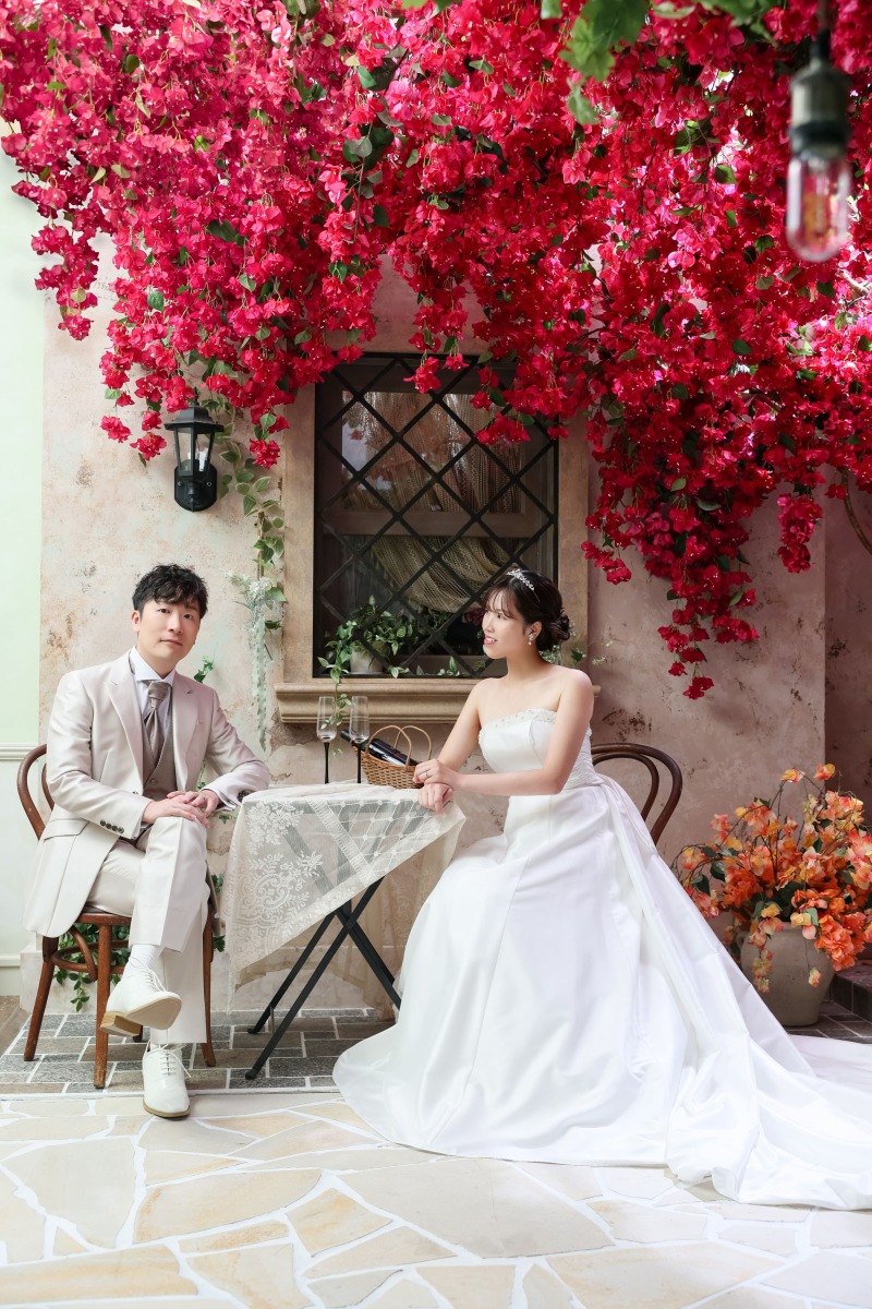 ブーゲンビリアの下で