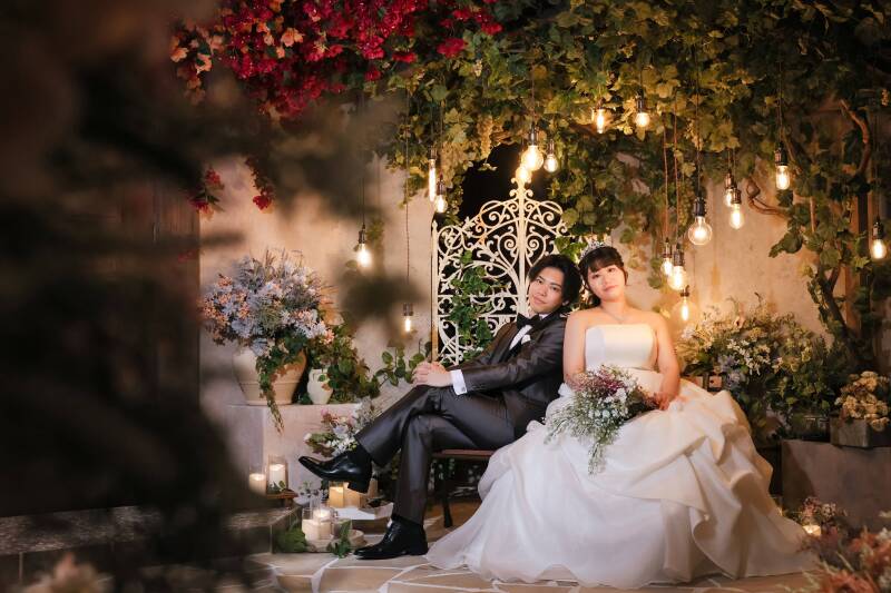 灯りが演出する幻想的な夜景