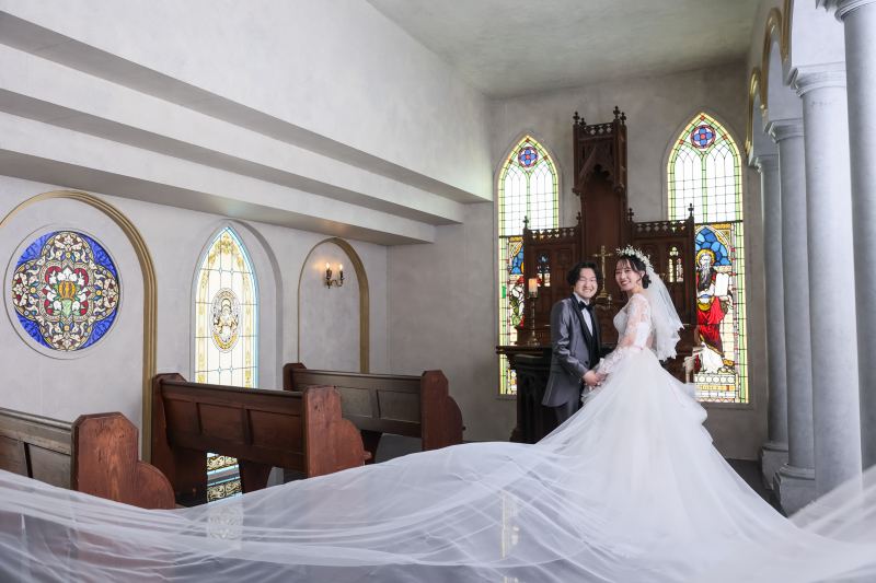 神聖なチャペルに響く誓い