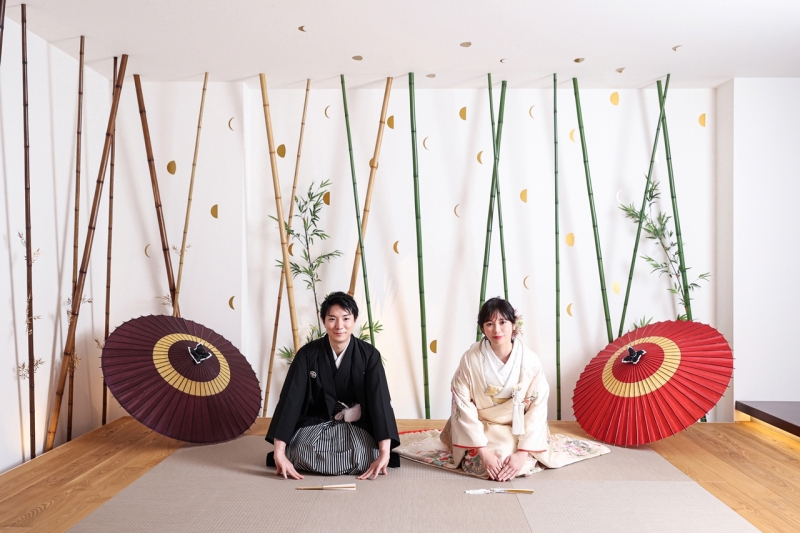 かしこまった写真も和装ならでは☆