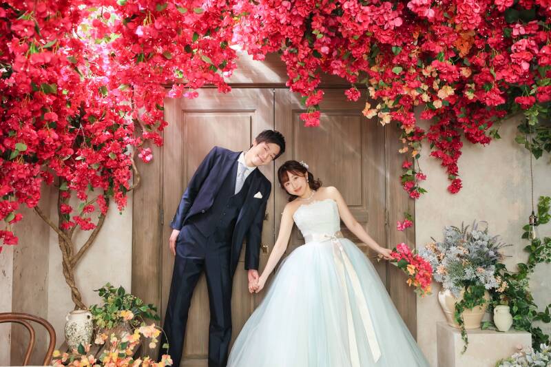 鮮やかな花々に囲まれた至福のひととき