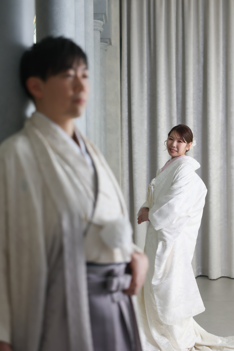 美しく映るご新婦様