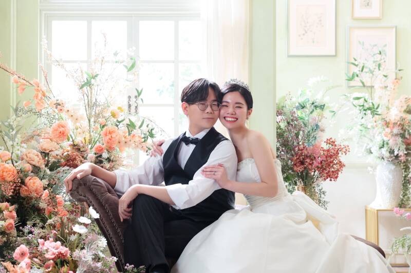 チャーミングな密着ショット