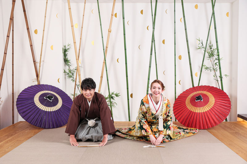 結婚報告やご挨拶などにピッタリな一枚