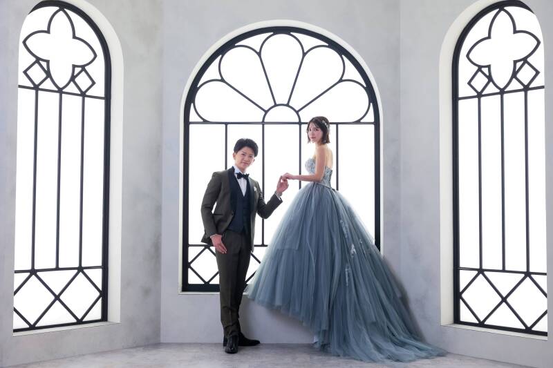 光のアートを作る大窓のセット